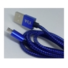 Picture of Braided Micro-USB Data Cable - Black/Blue
