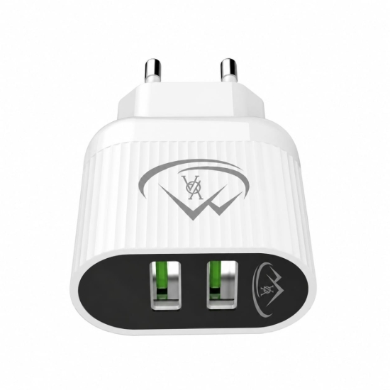 Picture of A202 - Dual USB Wall Charger – White