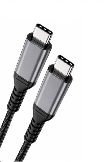 Picture of PD Braid Cable C to C with Shell - 60W - 3A - 1M