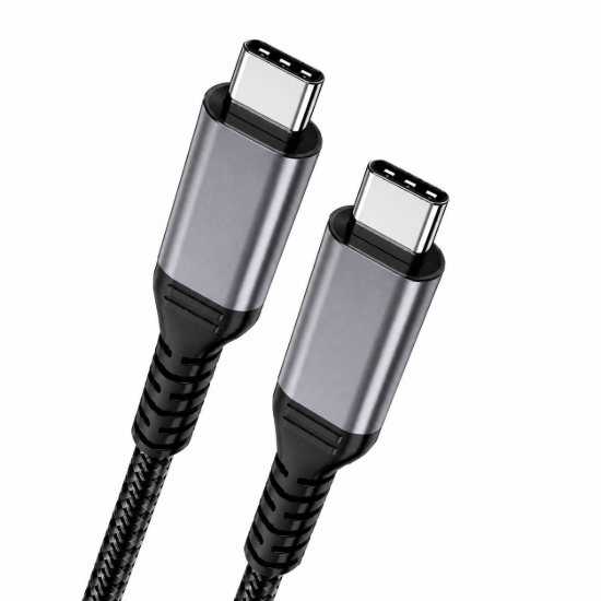 Picture of PD Braid Cable C to C with Shell - 60W - 3A - 1M
